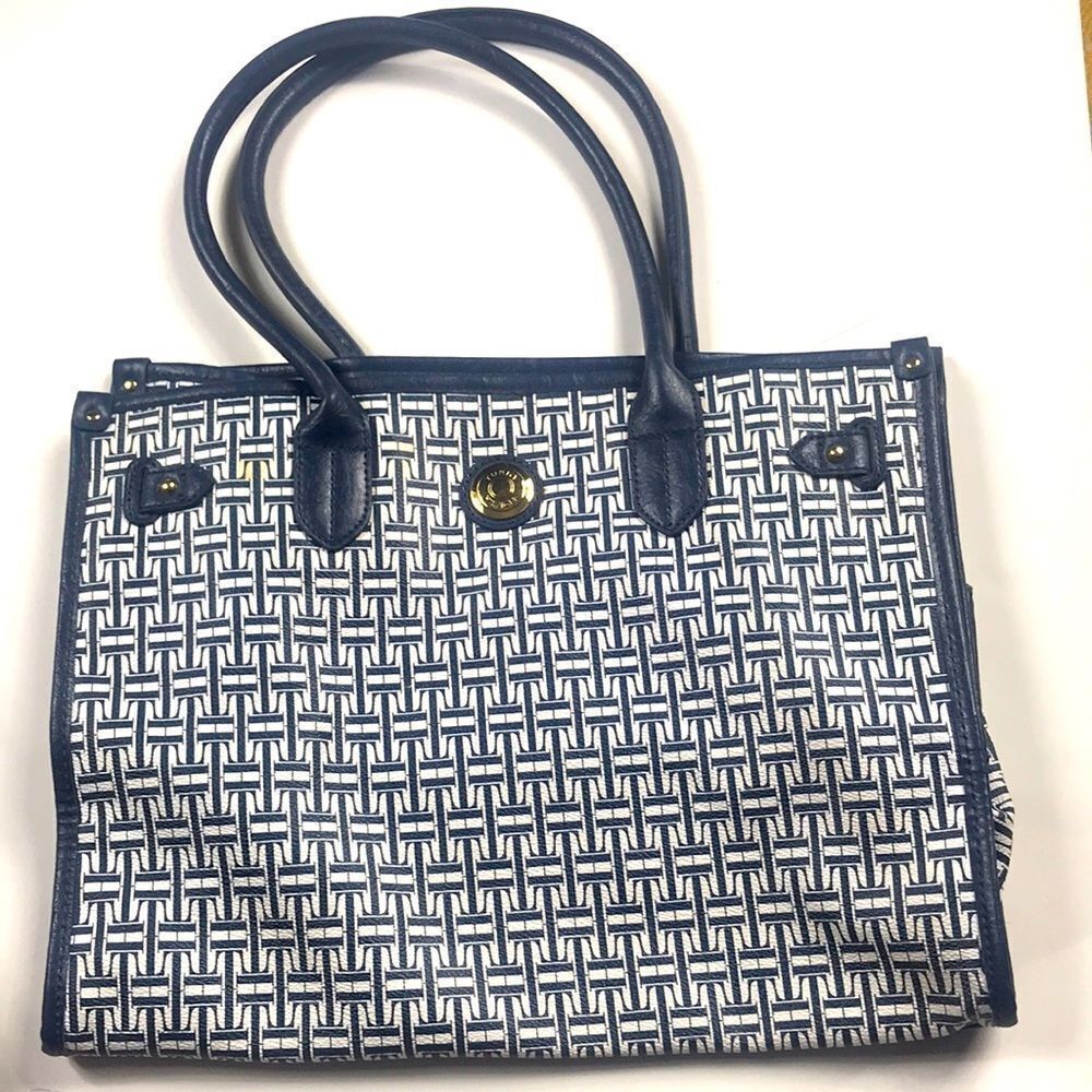 Shoulder Style Tommy Hilfiger Navy Blue White Women Bag